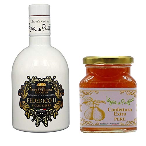 Evo Italiano Monovarietale Peranzana Profumo Frantoiano 500 Ml Confettura Di Pere 340 Gr Prodotti Italiani