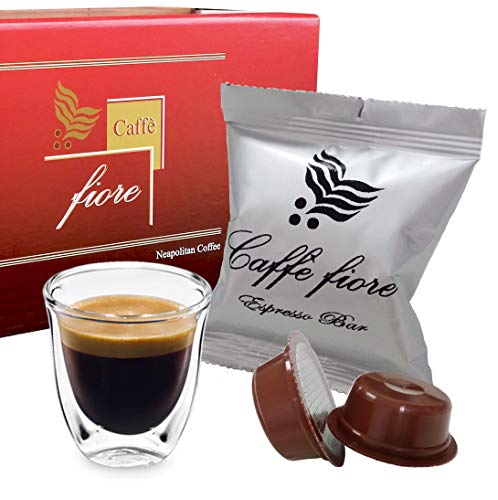 25 Capsule Caffè Fiore Espresso Bar Miscela Intensa E Cremosa Compatibili Cialde Caffè Lavazza A Modo Mio
