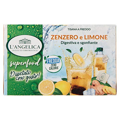 Angelica Tisana A Freddo Zenzero E Limone 15+3 Filtri