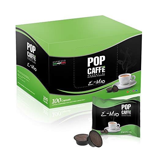 100 Capsule Pop Caffe' E-Mio 2 Cremoso Compatibili Lavazza A Modo Mio