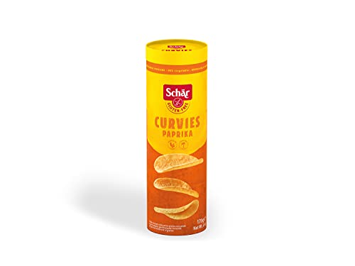 Schär, Curvies Patrika, Snack Salato A Base Di Patate, Senza Glutine E Senza Olio Di Palma, Vegano, 170G