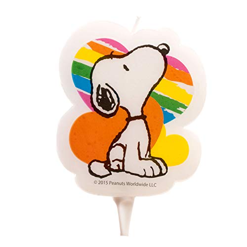 Peanuts Candelina Snoopy 2D 8 Cm