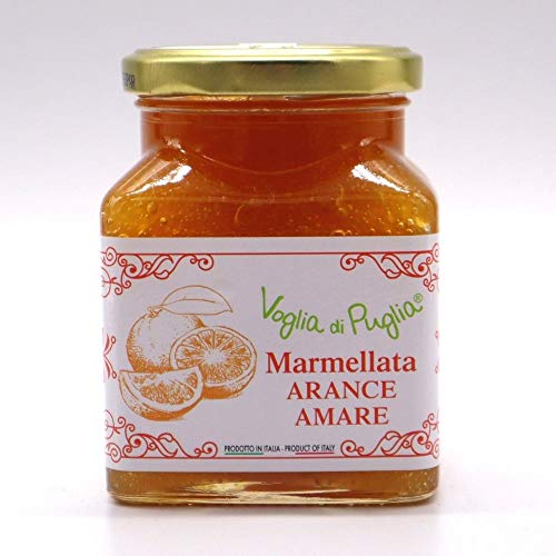 Voglia Di Puglia Confettura Extra Di Arance Amare Oltre 55% Di Frutta 340 Gr 100% Made In Italy