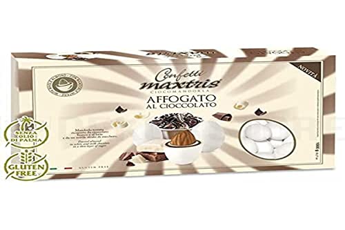 Confetti Maxtris Kg Affogato Al Colore Bianco, Cioccolato