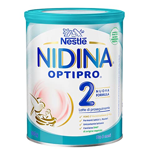 Nestlé Nidina Optipro 2 Latte Di Proseguimento Polvere Da 6 Mesi, Latta 800 G