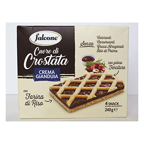 Falcone Trancio Cuore Di Crostata Gianduia Gr60X4 Falcone, 240G
