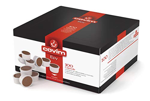 Covim Caffè Capsule Epy Granbar, Compatibili Sistema "Lavazza® Espresso Point®" - Totale 100 Capsule Monodose