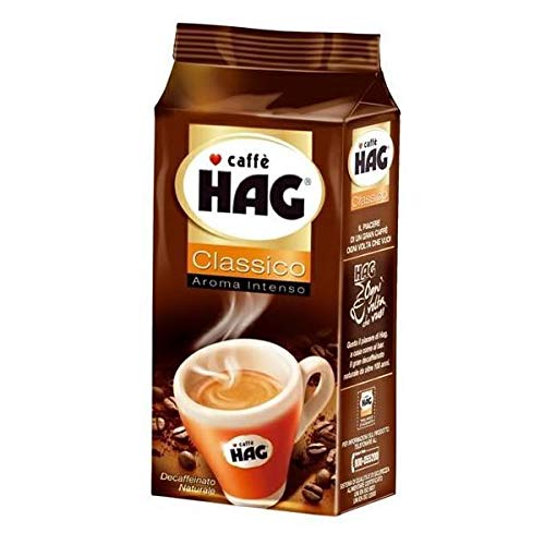 Hag - Caffè Macinato Decaffeinato Gusto Classico 250 Gr