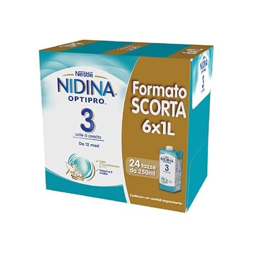 Latte Nidina Optipro 3 Liquido 6X1 Litro