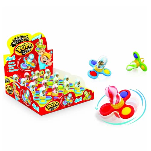 Johnybee Pop It Spinner 4In 1 X 16 Pcs