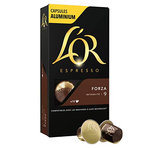 L'Or, Espresso, Caffè, Capsule Alluminio X 10 Tazze, Compatibile Con Nespresso