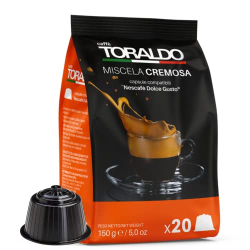 Caffè Toraldo | Capsule Compatibile Dolce Gusto* (100 Unità, Miscela Cremosa)