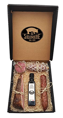 Pacco Regalo "Castello" - Norcineria Umbra Artigianale - Idea Confezione Regalo - Il Salumiere Dal 1978