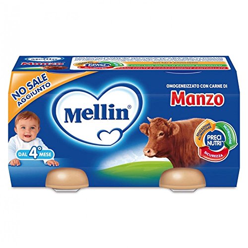 Mellin Omogeneizzati Carne Manzo 2X120G