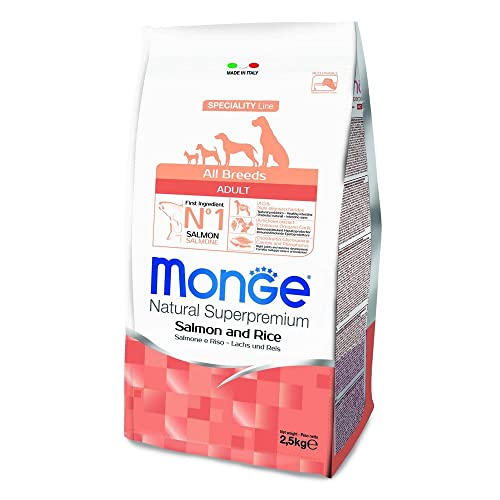 Monge Natural Superpremium Cane Salmone Monoproteici Cane Secco