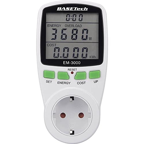 Basetech Em-3000 Misuratore Costi Energetici Previsione Di Spesa