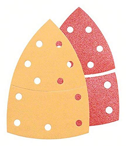 Bosch Accessories 2608607417 25 Fogli Abrasivi Assortiti 102 X 62 Mm Per Palmare P40/80/120/180
