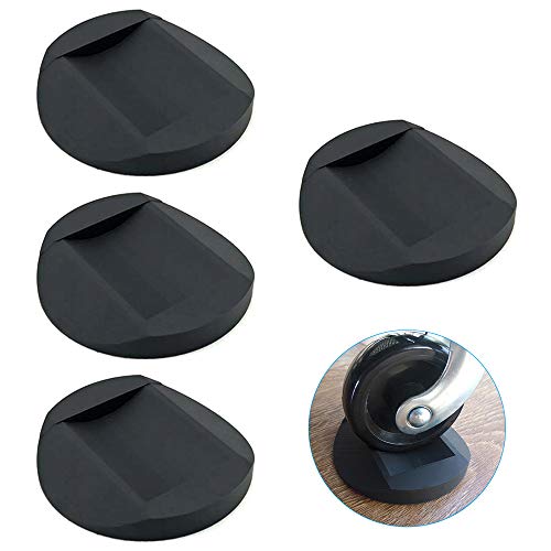Copas De Ruedas Para Muebles 4Pcs, Almohadillas Para Pies De Goma Posavasos Antideslizantes Para Muebles, Patas Para Silla Protectores De Piso Cama Id