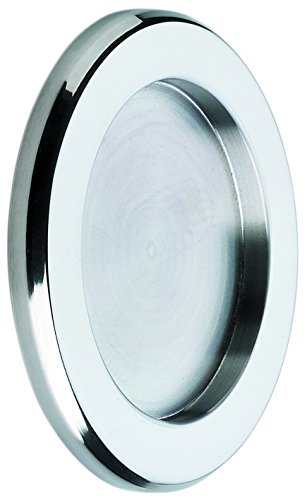 Cbm - Maniglia Inox, Per Porta Scorrevole In Vetro, Con Biadesivo Di Tipo 3Mvenduto In Un Set Di 2 Pezzi, Spessore Di Solo 5 Mm