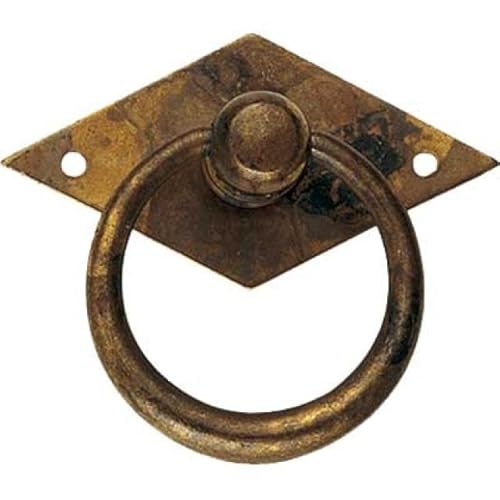 Maniglia Per Mobili '12230' Mm 50X44 - Ottone Antico