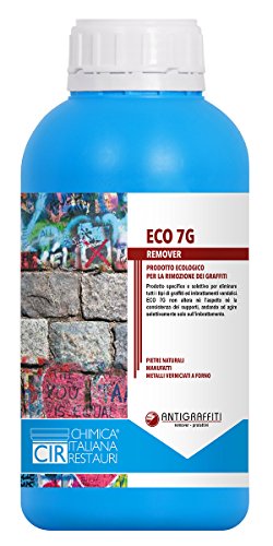 Eco 7G - Remover Ecologico In Gel Per La Rimozione Di Graffiti Da Pietre Naturali, Manufatti, Superfici Metalliche Smaltate O Verniciate A Forno - Fla