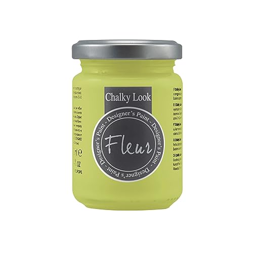 Fleur Designer'S Paint | Pittura Ad Acqua, Effetto Gesso Naturale, Extra Opaca, Fleur Chalky F44, Colore Flower Power, Made In Italy, Formato Da 130 M