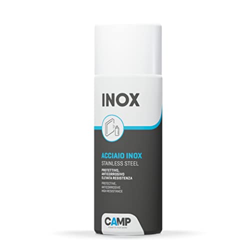Camp, Inox Acciaio Inox Spray, Protettivo Anticorrosivo Per Metalli, 400 Ml