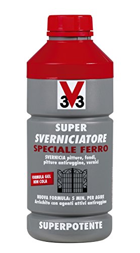 V33 Sverniciatore Formula Gel Ad Azione Profonda Specifico Ferro 1 Lt