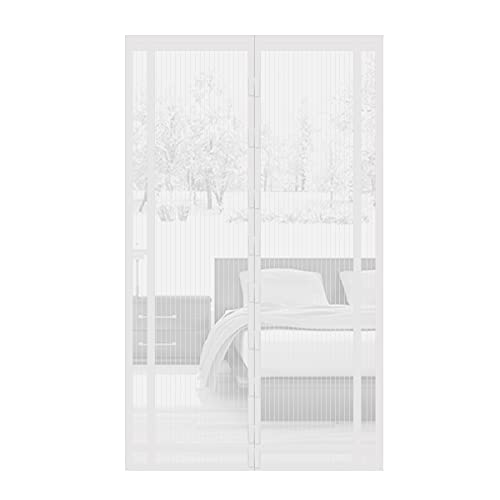 Sekey 130X220Cm Zanzariera Magnetica Per Porte, Tenda Magnetica, Si Chiude Da Sola, Senza Praticare Fori Può Essere Accorciata In Lunghezza E In Largh