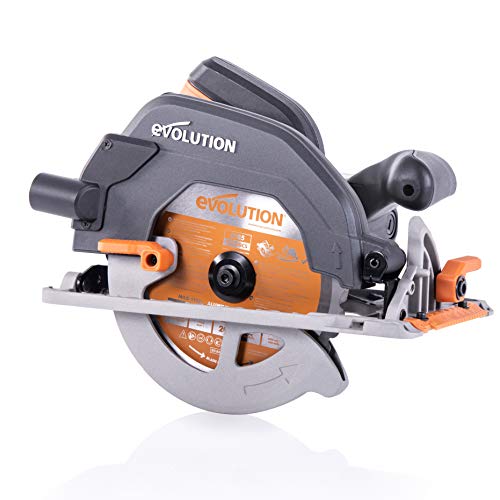 Evolution Power Tools - R185Ccsx+ Sega Circolare Multi-Materiale 185 Mm Compatibile Con Binario Guida (Pacchetto Plus Con Custodia Da Trasporto), 230