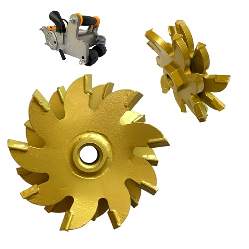 Fresa Di Ricambio Per Scanalatrice Tracciatrice Scanalatore Per Muro Pareti Lama Ricambio Diametro 80X35Mm