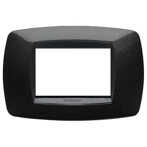 Placca Modo 3P Nero C/Adattatore (185781)