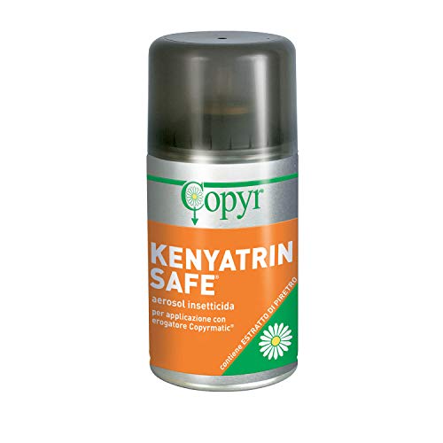 Copyr | Kenyatrin Safe Insetticida Pronto All'Uso Contro Insetti Volanti, Mosche E Zanzare - Bombola Da 250 Ml X 1 Pezzo