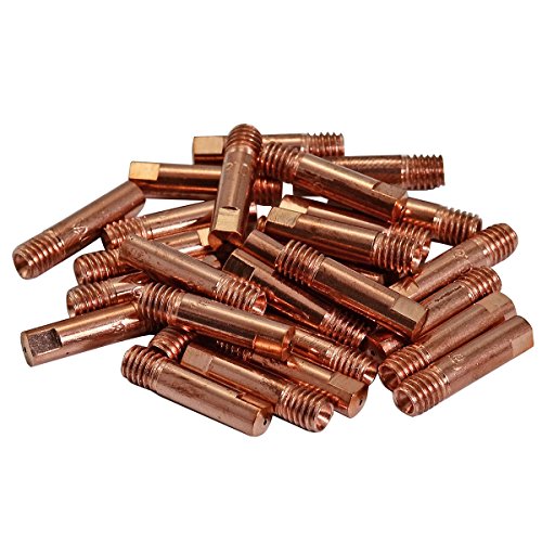 Riverweld 50Pcs 15Ak Mb15 Saldatura Mig Mag Torcia Contatto Tip 0,9 M6X25Mm