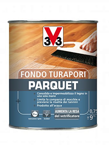 V33 Fondo Turapori Parquet H20 750Ml