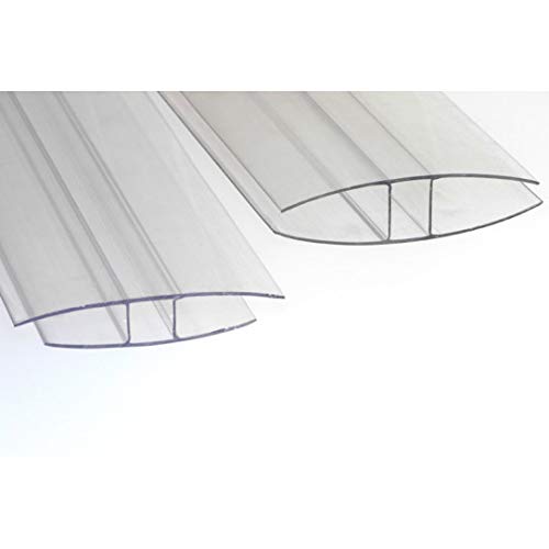 Profilo Giunzione H Pc Alveolare Uv Protetto Lunghezza 2 M Spessore 16 Mm