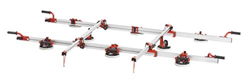 Easy Move Con Traverse Con 8 Ventose Vacuum Rv175 Raimondi Con Gomma Antimacchiaper Lastre Fino A Mt.3,20