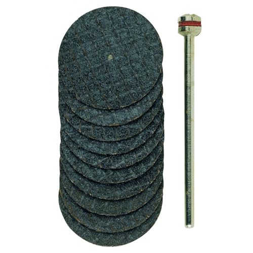 Proxxon 2228808 - Set 10 Discos Reforzados 22 Mm + Vástago