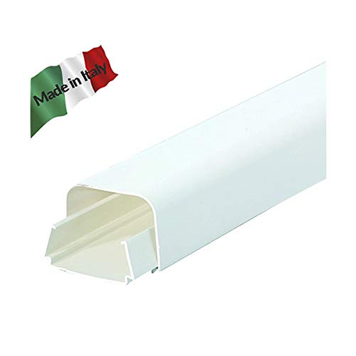 Vecamco Clima Plus, Canalina Clima, Bianco, 65 X 50, Barra 2 M