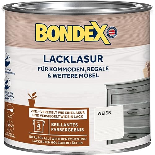 Bondex Vernice Effetto Impregnante 2In1 Bianco Per Legno Interno 375Ml
