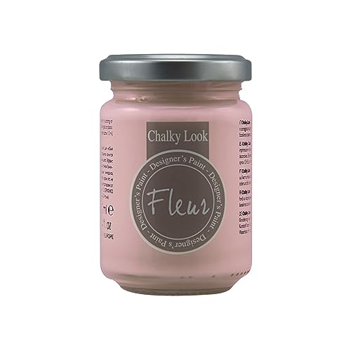 Fleur Designer'S Paint | Pittura Ad Acqua, Effetto Gesso Naturale, Extra Opaca, Fleur Chalky F20, Colore Pretty Ballerina, Made In Italy, Formato Da 1