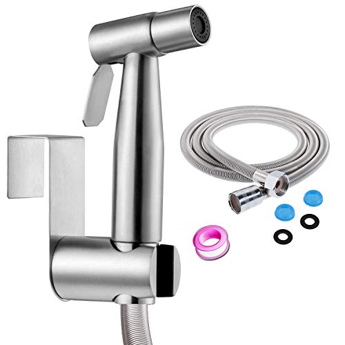 Spruzzatore Per Bidet, Spruzzatore Per Bidet Per Wc, Kit Di Bidet In Acciaio Inox, Per Pannolini In Panno Per Bambini, Facile Da Installare, Con Tubo