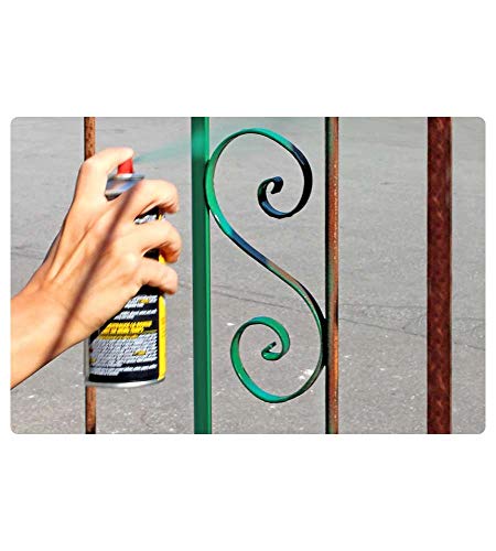 Saratoga Vernice Antiruggine Spray Pronta All'Uso, Bomboletta Da 400 Ml Verde Prato