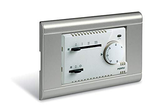 Perry 1Titef365/Mc Termostato Per Fan Coil Da Incasso, Bianco