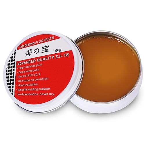 50G Pasta Saldante Stagno,Flussante,Pasta Saldante,Pasta Per Saldare A Stagno,Grasso Saldatura A Stagno,Senza Pulizia,Per Saldatura Per Pcb,Bga,Smd,Pg