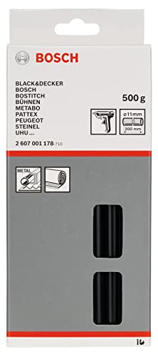 Bosch Accessories Barra Pegamento Negra: 11X200Mm 500G
