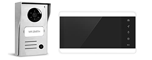 Proxe Videocitofono Soft Touch 2 Fili Schermo 7”, Bianco