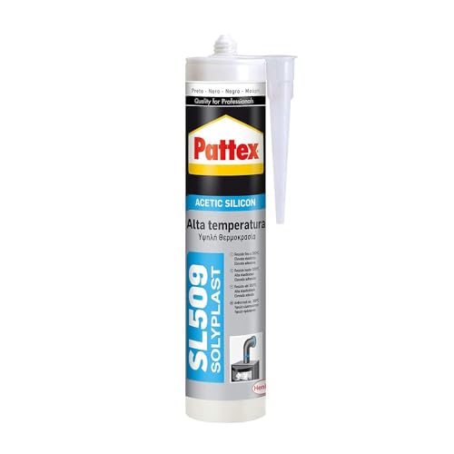 Pattex Sigillante Silicone Sl509, Silicone Acetico, Per Guarnizioni Di Pompe, Motori E Macchine Utensili, Per Incollare Profili In Acciaio, Resiste Fi