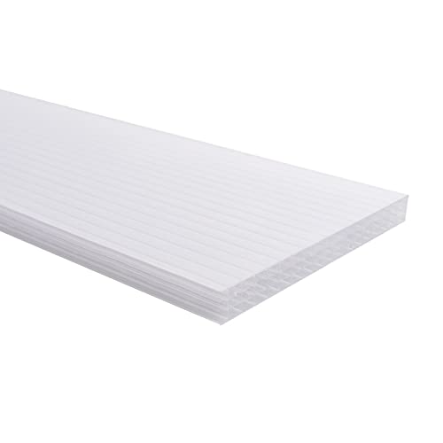Lastra Policarbonato Alveolare Makrolon 3000X1050Mm Spessore 10 Mm 4 Pareti Opale