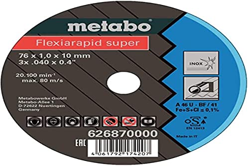 5 Flexiarapid Super 76X1,0X10,0 Mm Inox, Tf 41 (626870000)